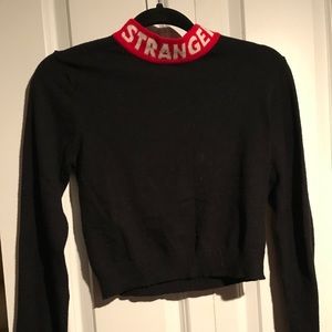 Forever 21 crop turtleneck sweater
